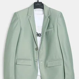CHARCHIT Boys Self-Design Blazer With T-Shirt-43