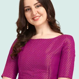 Moda Rapido Woven Design Saree Blouse-33