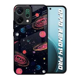 QRIOH Galaxy In Dream Printed Oppo Reno14 Pro 5G Glass Back Case Mobile Accessories-picture-7