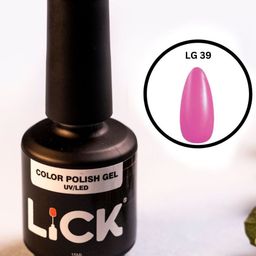 LICK Color Polish UV & LED Gel Nail Polish - 15 ml - Pink LG 39-12