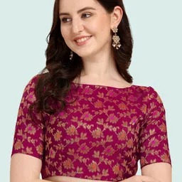 Moda Rapido Woven Design Saree Blouse-45
