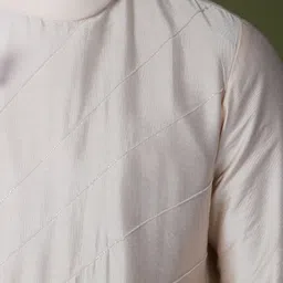 RNG Safawala Men Regular Thread Work Dupion Silk Kurta with Trousers image 5