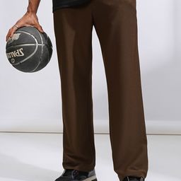 HIGHLANDER Men Straight Fit Mid-Rise Trousers-image-45