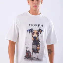 The Indian Garage Co Men Printed Extended Sleeves Applique T-shirt-picture-0
