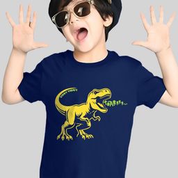 Kiddy Viddy Boys Graphic Printed Round Neck T-shirt-image-96