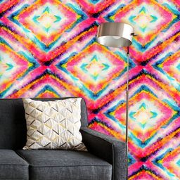 ArtzFolio Printed UV-Resistant Anti-Bacterial Shibori Ikat Batik Art Peel & Stick Wallpaper-image-42