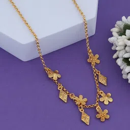 BHUMI09 Gold-Plated Minimal Necklace-38