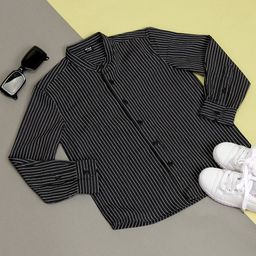 Hoop Boys Opaque Striped Casual Shirt-image-17