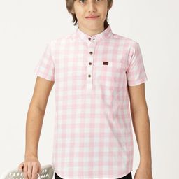 Killer Boys Premium Tartan Checks Opaque Checked Casual Shirt-image-17