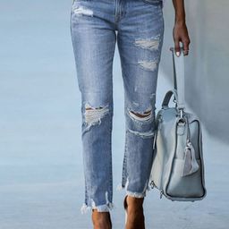 StyleCast Women Slim Fit Highly Distressed Heavy Fade Stretchable Jeans-picture-19