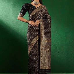 Suha Woven Design Zari Art Silk Banarasi Saree-image-87