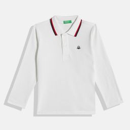 United Colors of Benetton Boys Polo Collar Pure Cotton T-Shirt-picture-31
