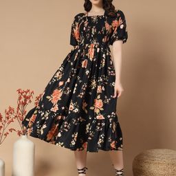 Krunal Raiyani Floral Printed A-Line Kurta-image-82