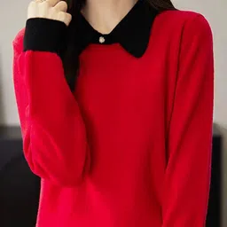 StyleCast Women Shawl Collar Long Sleeves Pullover Sweater-image-21
