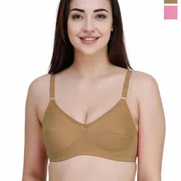 College Girl Women pack of 2 Full Coverage Bra-image-10