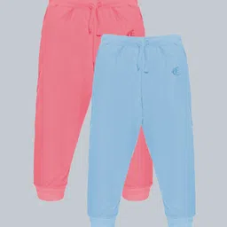 KiddoPanti Kids Pack Of 2 Cotton Mid Rise Joggers-picture-7