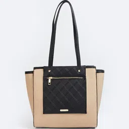 Ginger by Lifestyle PU Swagger Shoulder Bag with Quilted-image-21