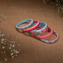 Taasha Craft Set Of 5 Threaded Bangles image 5