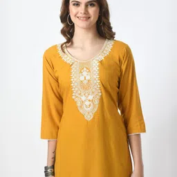LIBOZA Floral Embroidered Chikankari Chikankari Kurti-picture-48