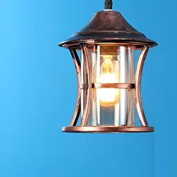 GAUVIK Copper-Toned Ceiling Lamp-image-6