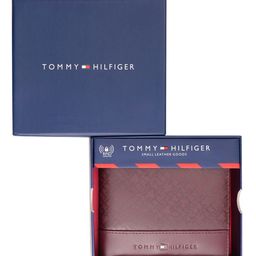Tommy Hilfiger Men Geometric Textured Leather Two Fold Wallet-image-83