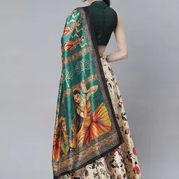 Kaizen TEXO FAB Printed Semi-Stitched Lehenga & Unstitched Blouse With Dupatta image 5