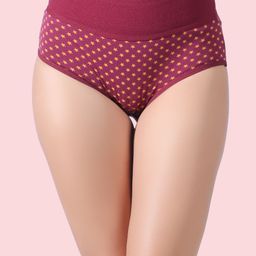 Lady Lyka Printed High-RiseHipsterBriefs L-GALAXY-MRN-picture-30