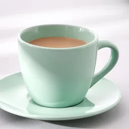 Home Centre Green Solid Porcelain Matte Cups and Saucers Set of Cups and Mugs-47