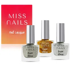 MISS NAILS Set Of 3 Toxic Free Super Gloss Nail Polish-image-61