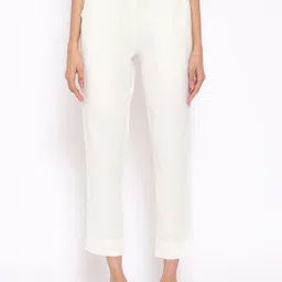 AURELIA Women White Trousers-picture-29