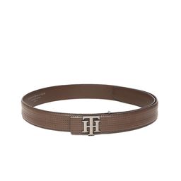 Tommy Hilfiger Men Brown Leather Textured Belt-58