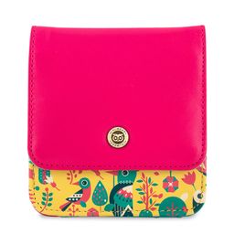 Chumbak Women Yellow & Pink Printed Two Fold Wallet-26