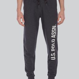 U.S. Polo Assn. Men Grey Solid Straight-Fit Joggers-image-63