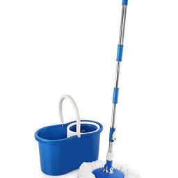 Cello Blue & White Compacto 360 degree rotating Spin Mop-picture-10