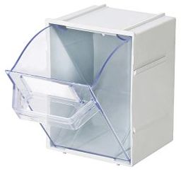 Alkon RTB 3 Roo Tilt Bin (121mm X 144mm X 193mm), Grey tool-51