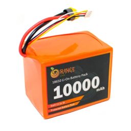 Orange NMC 18650 11.1V 10000mAh 3C 3S3P Li-Ion Battery Pack-55