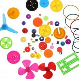 Colorful Plastic Motor Gear Assorted Kit – 55Pcs-54