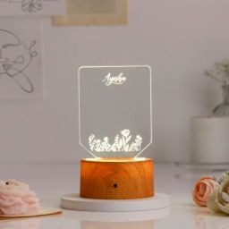 Floral Desire Personalized LED Lamp-33