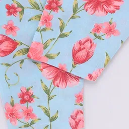 Clt.s Girls Floral Printed Pure Cotton Night suit image 4