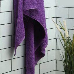Welspun Quik Dry Deep Lavender 100% Cotton 380 GSM Bath Towel-image-42