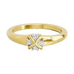 Sparkles Lab Grown Diamond 14k (585) Yellow Gold Ring for Women-image-73