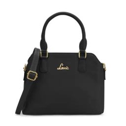 Lavie Black Textured Small Handbag-picture-27