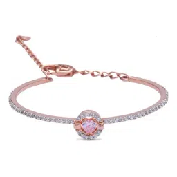Juicy Couture Gold Lily Blue Stone Bracelet (One Size)-picture-13