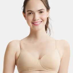 Jockey Beige Full Coverage Wireless Beginner's Bra-image-85
