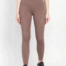 ADIDAS Brown Plain Sports Tights-image-84