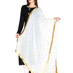Dupatta Bazaar White Dupatta image 1