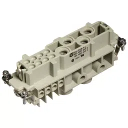 Harting Heavy Duty Connector Inserts / Modules RECTANGULAR HAN INSERT, FEM, 12WAY SCREW, 09380122701-92