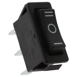 E-SWITCH ROCKER SWITCH, SPDT, 15A, 125VAC, BLACK, R4DBLKBLKBF0.-picture-14