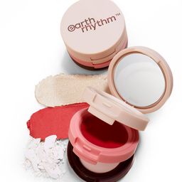 Earth Rhythm Dab Set Go 3-in-1 Face Palette - Champagne- 7 gm-68