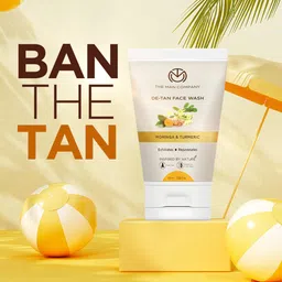 THE MAN COMPANY Set Of 2 De Tan Face Wash With Moringa & Turmeric - 100ml Each image 3